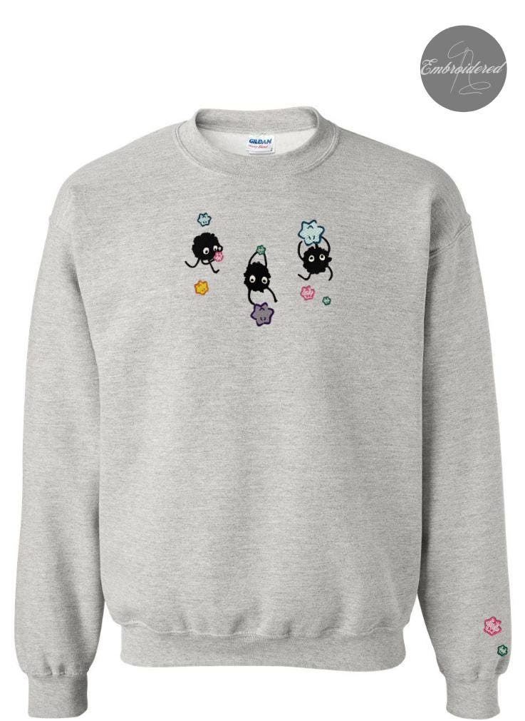 Anime Embroidered Sprites Sweater