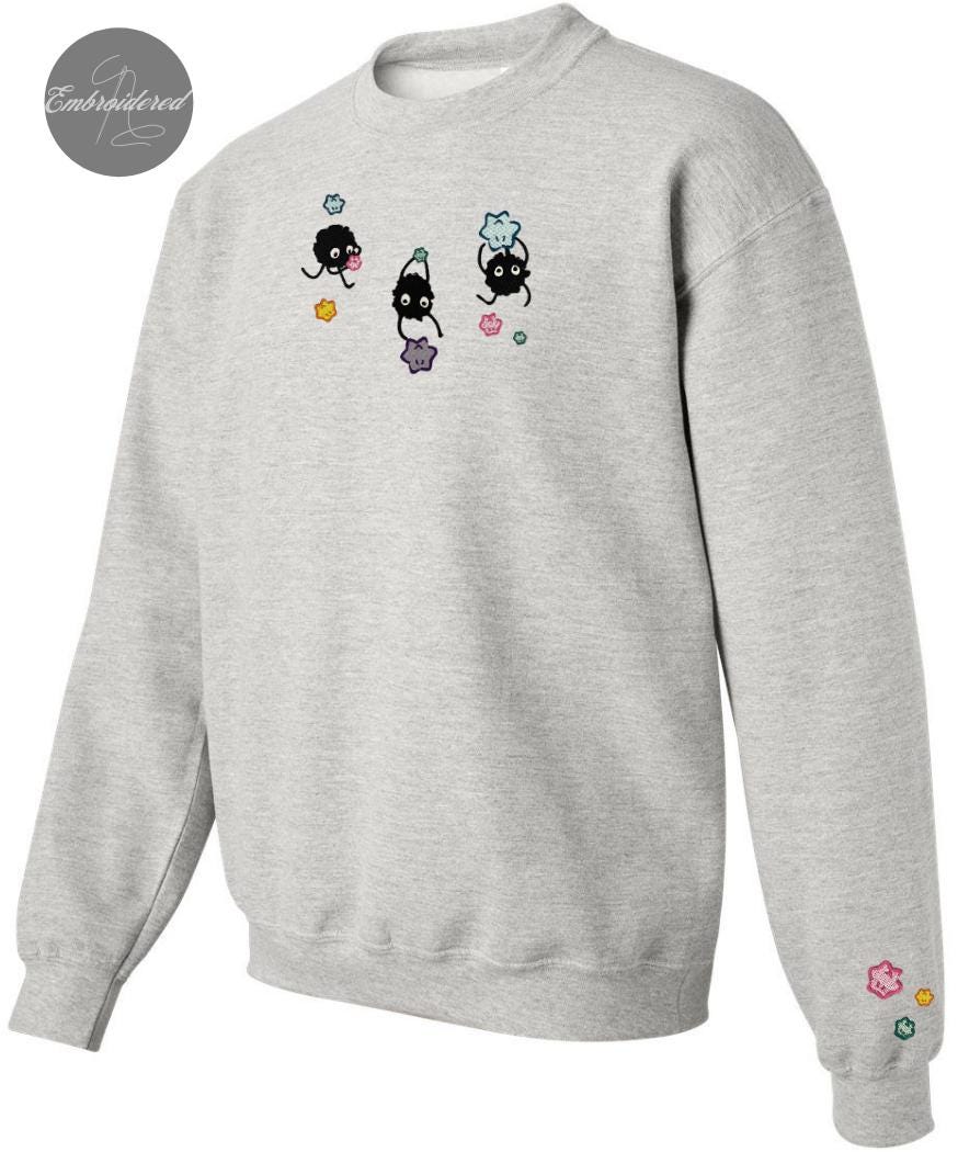 Anime Embroidered Sprites Sweater