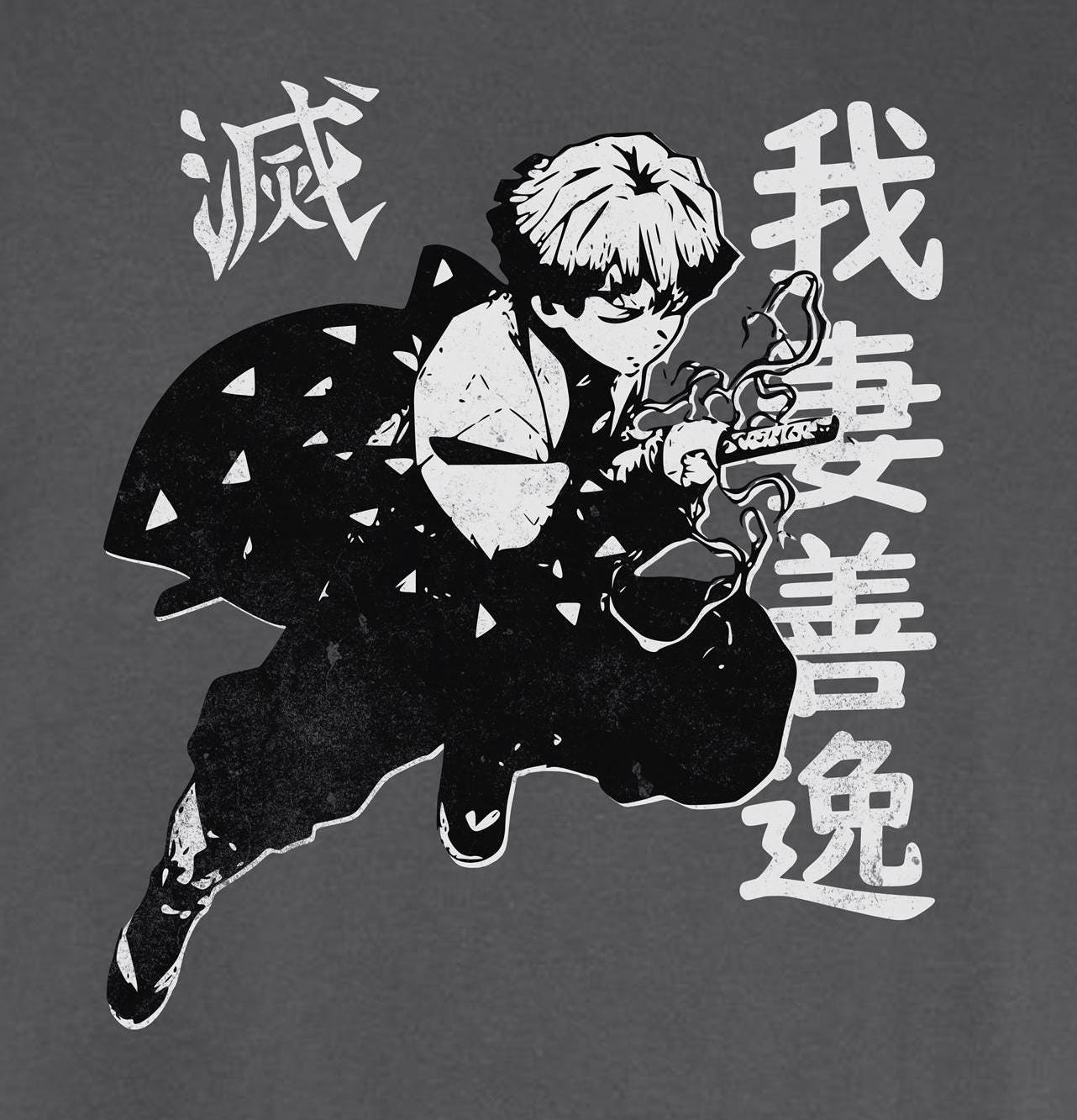 Anime Slayer Black Shirt